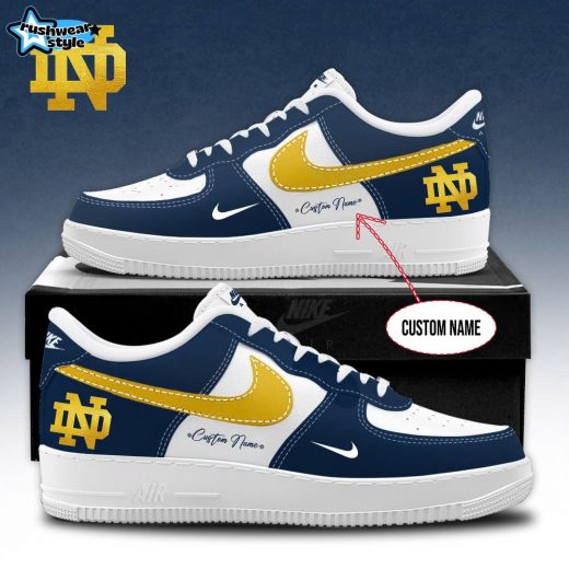 Premium Notre Dame AF1 Shoes V2 – Stylish College Football Footwear