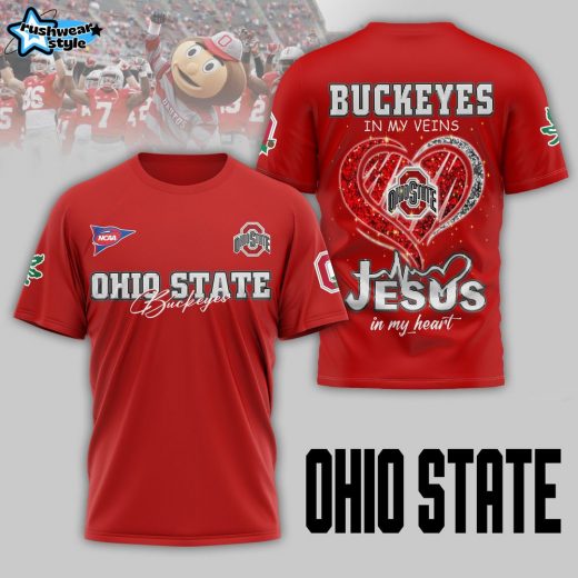 Premium Ohio State Buckeyes Valentine’s Day 3D Shirt