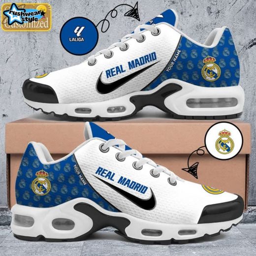 Premium Real Madrid Air Max Plus Shoes – Official Soccer Club Footwear