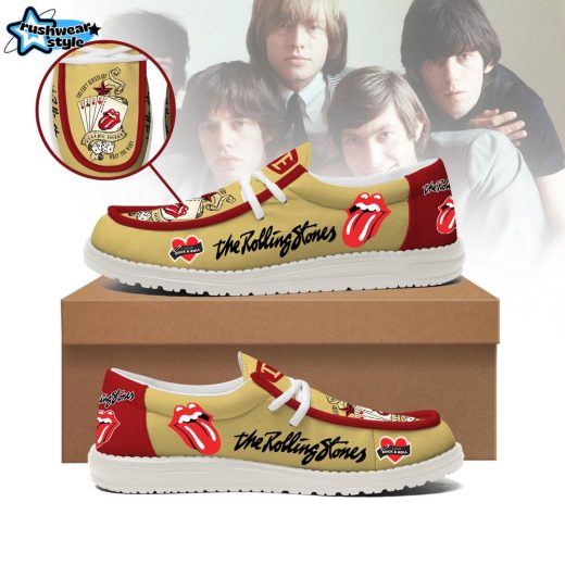 Premium The Rolling Stones Loafer Shoes – Legendary Rock Band Shoes