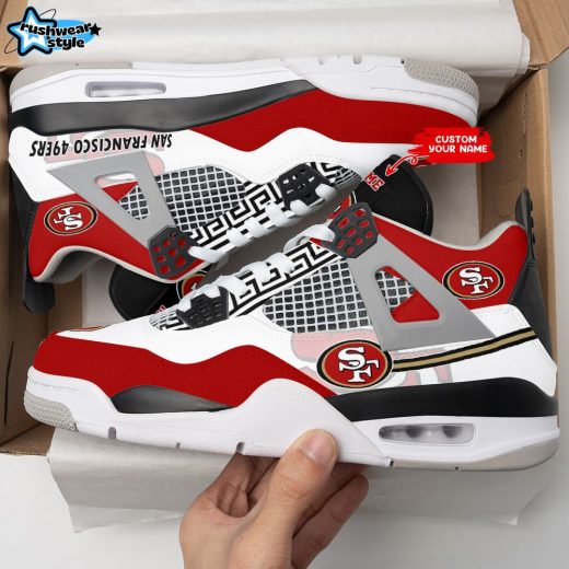 San Francisco 49ers Air Jordan 4 Sneaker – NFL Team Shoes