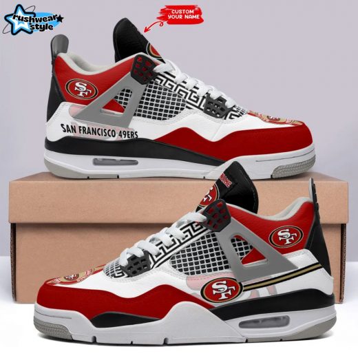 San Francisco 49ers Air Jordan 4 Sneaker – NFL Team Shoes