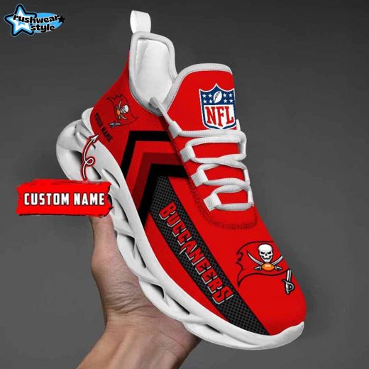 Tampa Bay Buccaneers Custom Name Max Soul Shoes V08