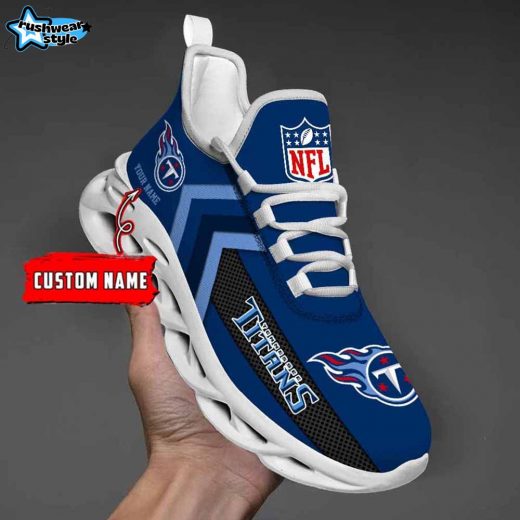 Tennessee Titans Custom Name Max Soul Shoes V08