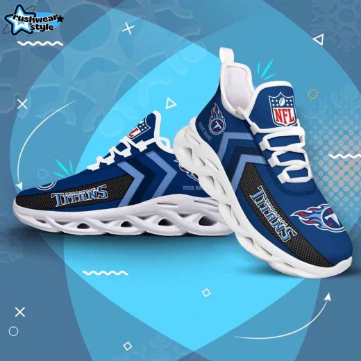 Tennessee Titans Custom Name Max Soul Shoes V08