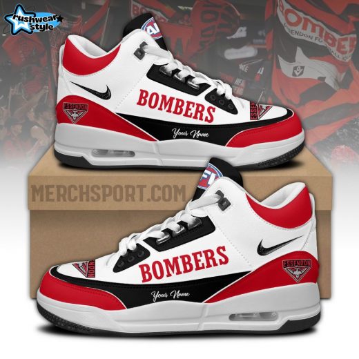 Bombers Special Shoes Custom Name Limited Edition Air Jordan 3