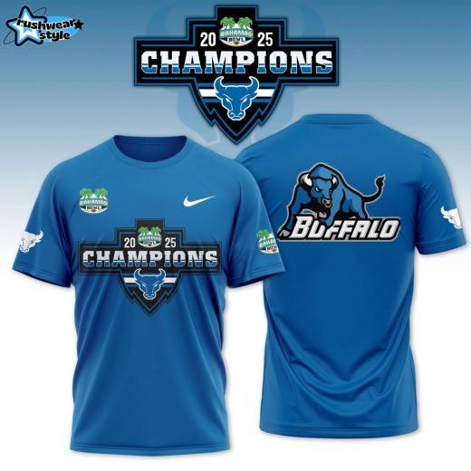 Buffalo Bulls 2025 Bahamas Bowl Champions Tee