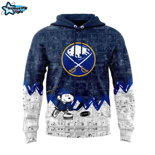 Buffalo Sabres Anniversary of Peanuts Hoodie