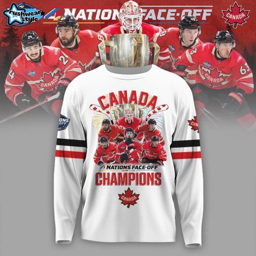 Canada Fanatics Steel 2025 4 Nations Face Off Champions Hoodie