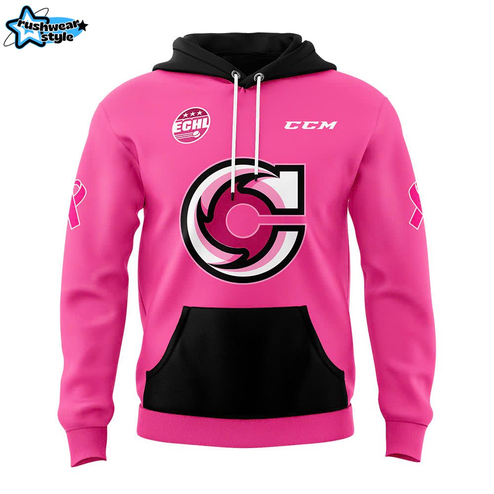 Cincinnati Cyclones x 2025 Pink in the Rink Premium Limited Pullover Hoodie Cincinnati Cyclones x 2025 Pink in the Rink Premium Limited Pullover Hoodie