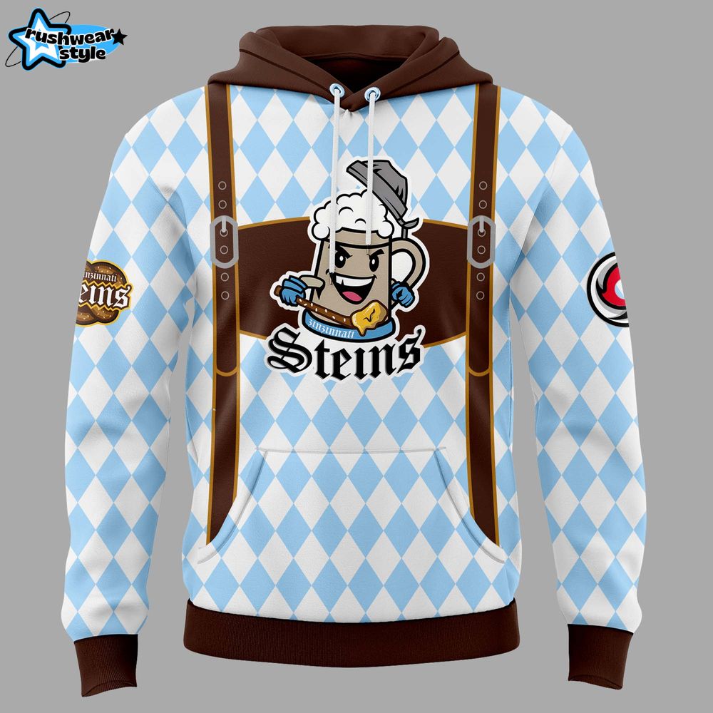 Cincinnati Cyclones x Zinzinnati Steins Jersey Hoodie Cincinnati Cyclones x Zinzinnati Steins Jersey Hoodie