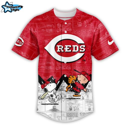 Cincinnati Reds 75th Anniversary of Peanuts Jersey