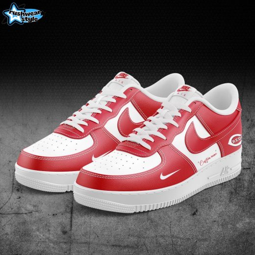 Cincinnati Reds AF1 Sneakers Custom Name For Fans Shoes