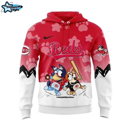 Cincinnati Reds Bluey and Bingo Hoodie