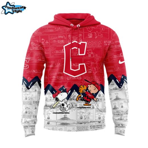 Cleveland Guardians 75th Anniversary of Peanuts Hoodie