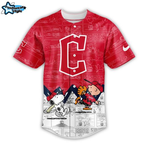 Cleveland Guardians 75th Anniversary of Peanuts Jersey