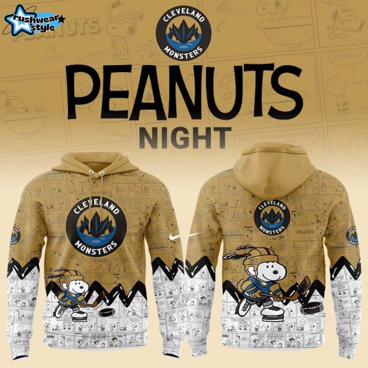 Cleveland Monsters 75th Anniversary of Peanuts Hoodie – Hockey & Pop Culture Collab