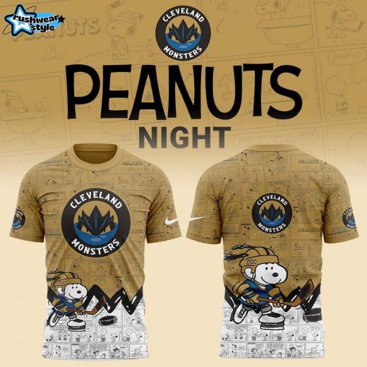 Cleveland Monsters 75th Anniversary of Peanuts T-shirt