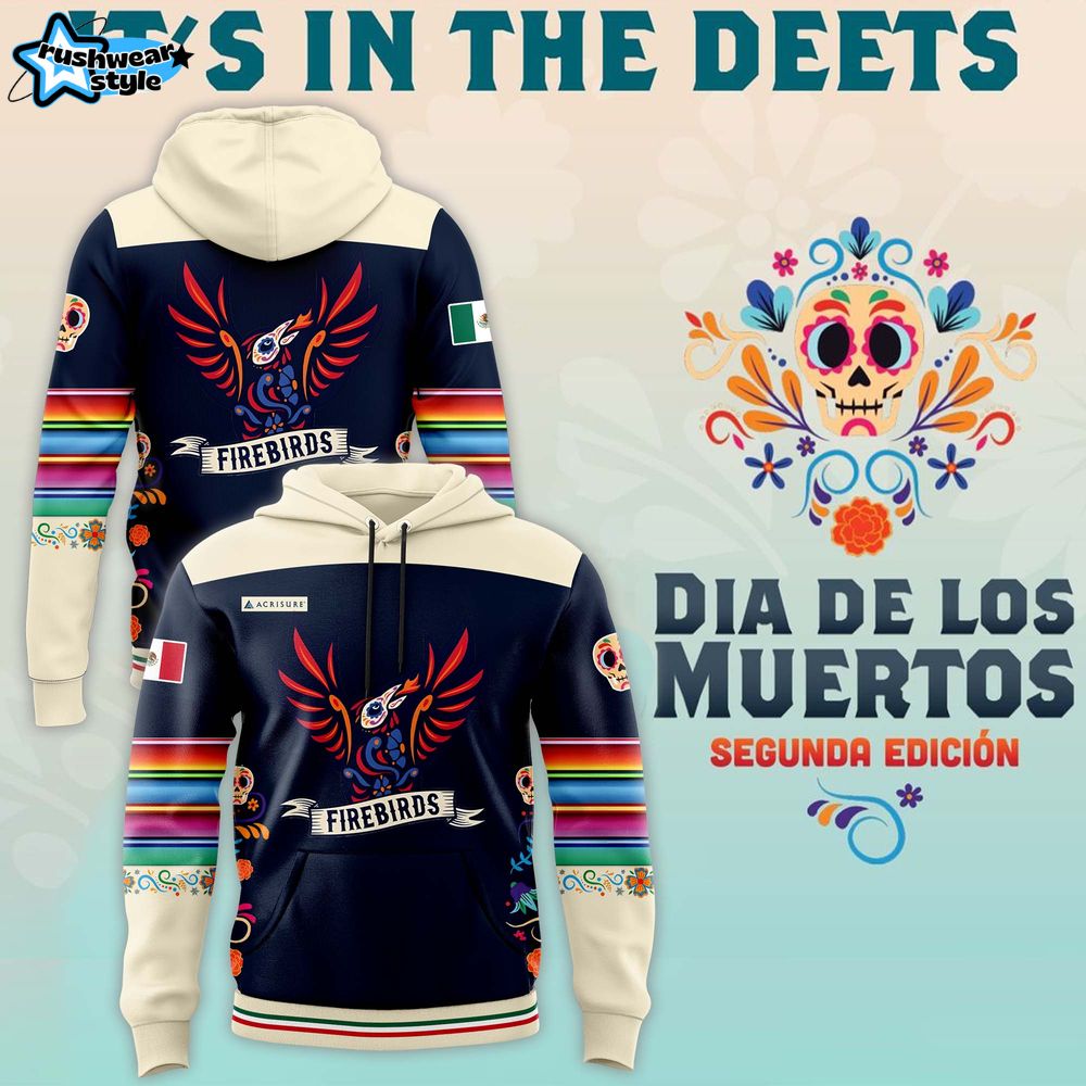 Coachella Valley Firebirds x Dia de los Muertos Night 2024 Hoodie Coachella Valley Firebirds x Dia de los Muertos Night 2024 Hoodie