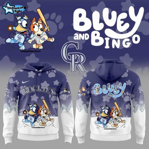 San Diego Padres Bluey and Bingo Brown Jersey