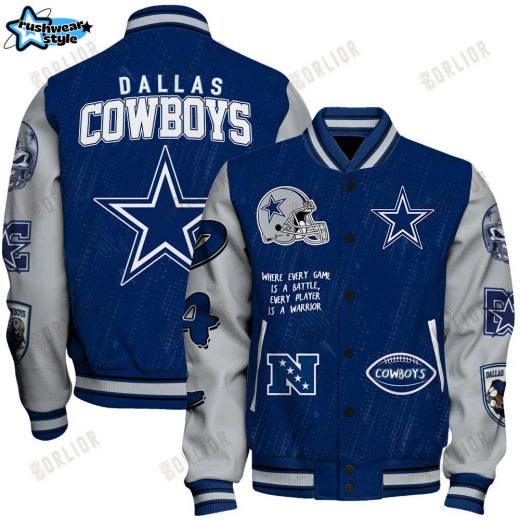 Dallas Cowboys National Football League Conquer Every Field Unisex Varsity Jacket