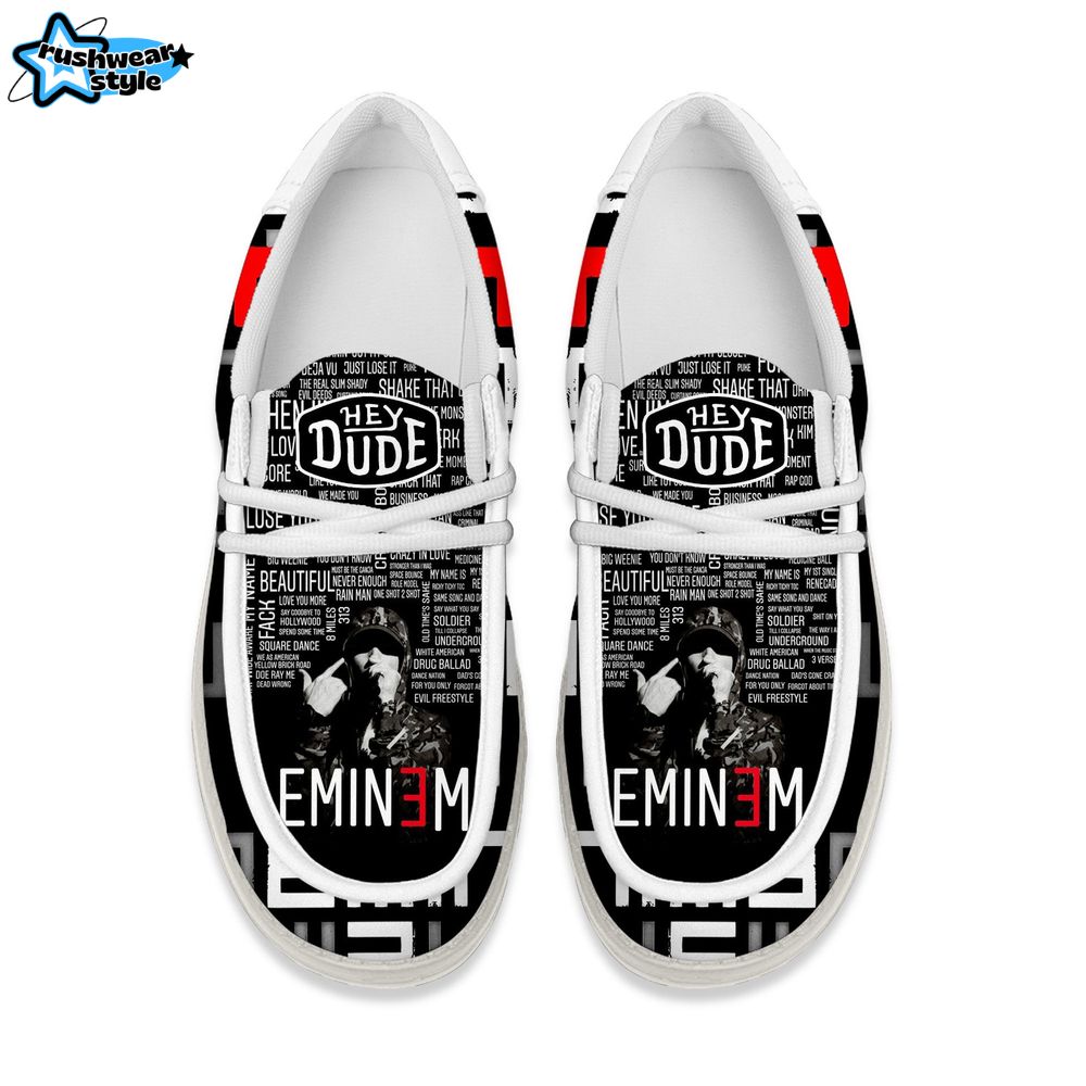 Eminem "Slim Shady" Exclusive Hey Dude Shoes Eminem "Slim Shady" Exclusive Hey Dude Shoes