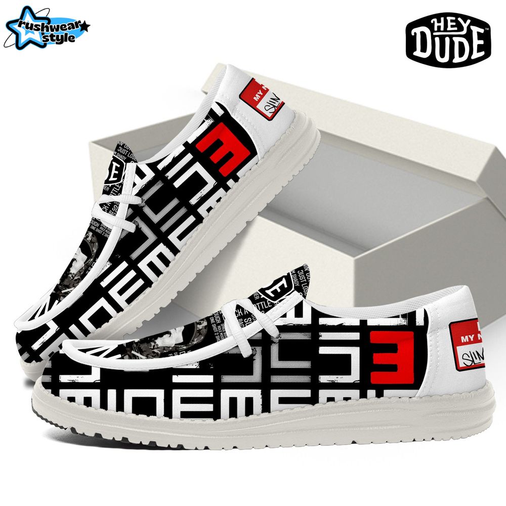 Eminem "Slim Shady" Exclusive Hey Dude Shoes Eminem "Slim Shady" Exclusive Hey Dude Shoes