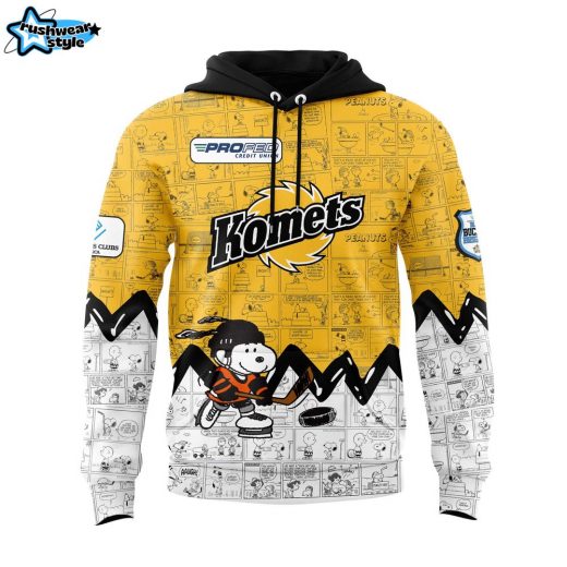 Fort Wayne Komets 75th Anniversary of Peanuts Hoodie