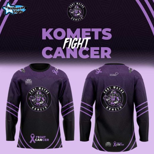 Fort Wayne Komets Fight Cancer Night Jersey