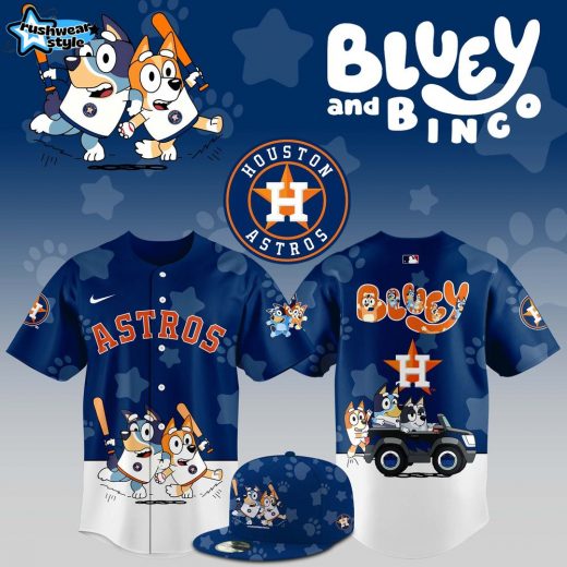 Houston Astros Bluey and Bingo Jersey