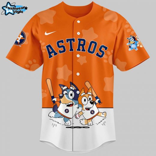 Houston Astros Bluey and Bingo Jersey Orange