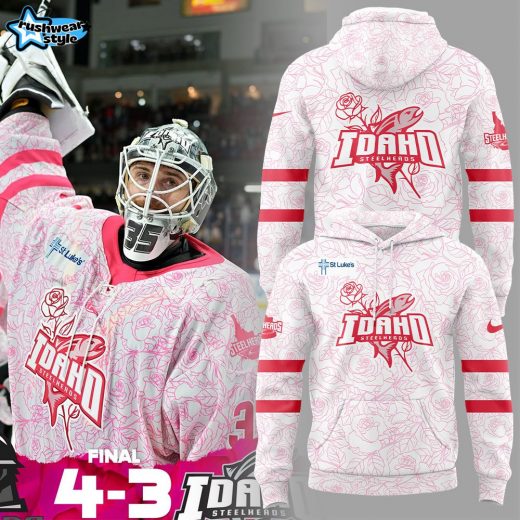 Idaho Steelheads Pink in the Rink Hoodie – Hockey Awareness Merch