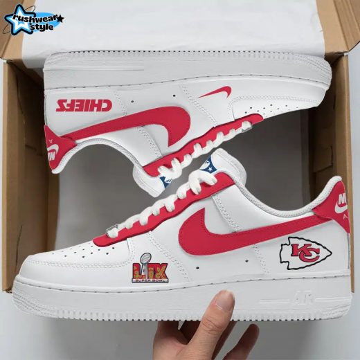 Kansas City Chiefs Super Bowl LIX AF1 Sneakers