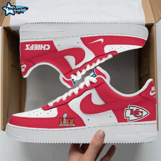 Kansas City Chiefs Super Bowl LIX AF1 Sneakers V2