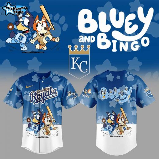 San Diego Padres Bluey and Bingo Brown Jersey