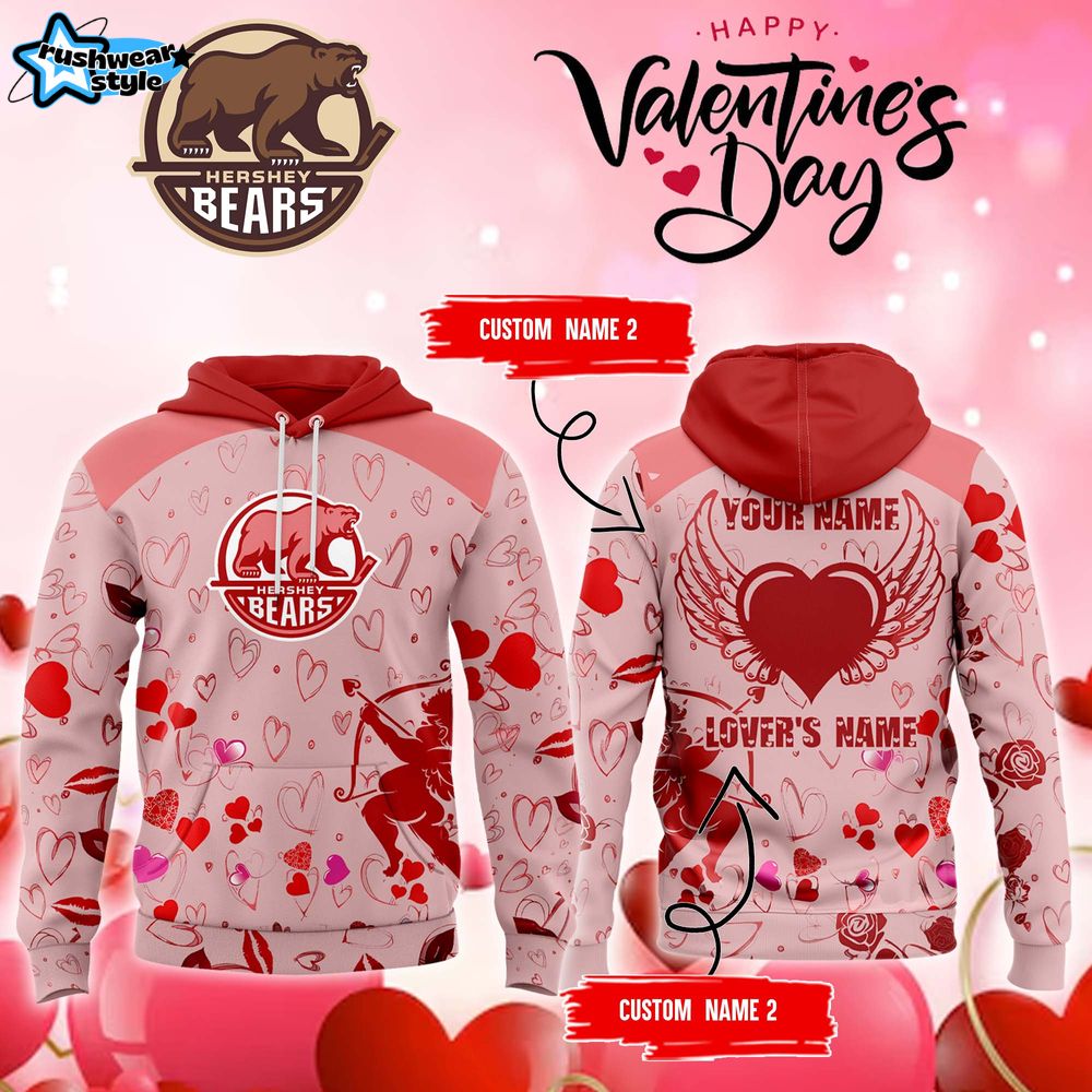 Limited Edition Hoodie Hershey Bears x Valentines Day 2025 Limited Edition Hoodie Hershey Bears x Valentines Day 2025