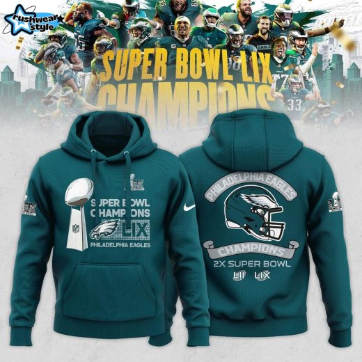 Limited Edition Philadelphia Eagles Super Bowl LIX Champions 2025 New Hoodie V2