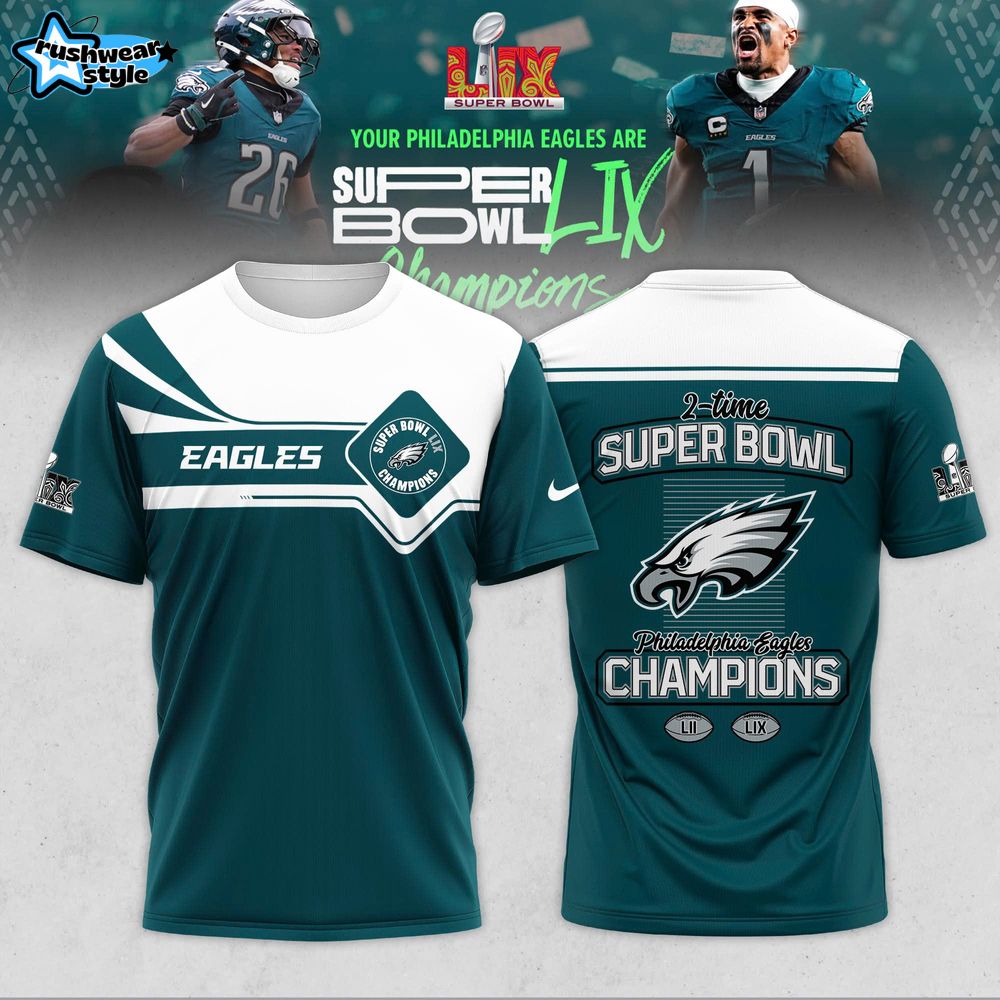 Limited Edition Philadelphia Eagles Super Bowl LIX Champions 2025 New Shirt Limited Edition Philadelphia Eagles Super Bowl LIX Champions 2025 New Shirt