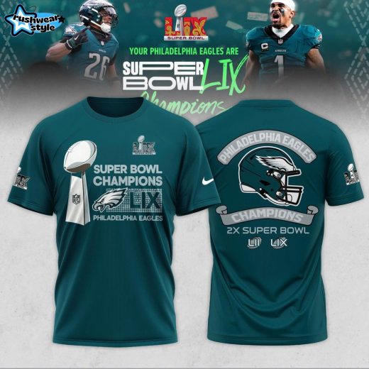 Limited Edition Philadelphia Eagles Super Bowl LIX Champions 2025 New Shirt V2