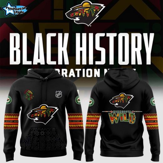 Limited Minnesota Wild Black “History Celebration” Hoodie