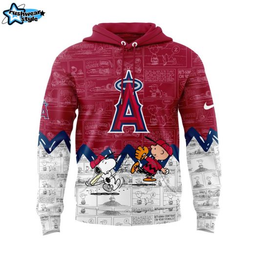 Los Angeles Angels 75th Anniversary of Peanuts Hoodie