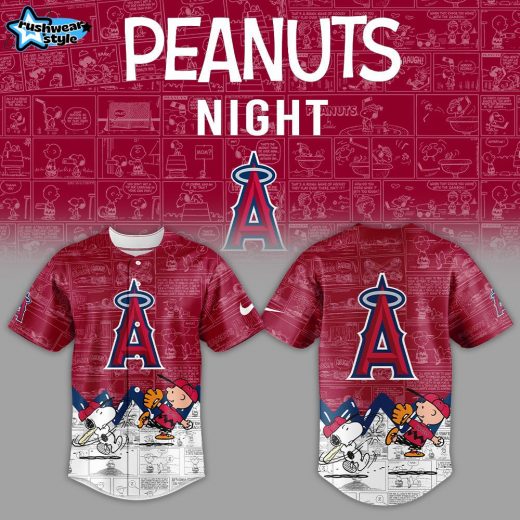 Los Angeles Angels 75th Anniversary of Peanuts Jersey