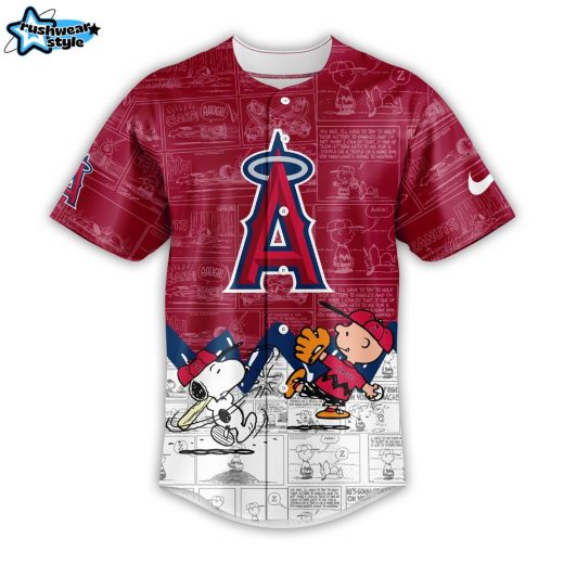 Los Angeles Angels 75th Anniversary of Peanuts Jersey