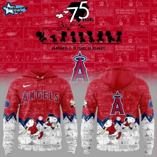 Los Angeles Angels 75th Anniversary of Peanuts V3 Jersey