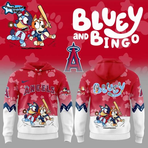 Los Angeles Angels Bluey and Bingo Hoodie