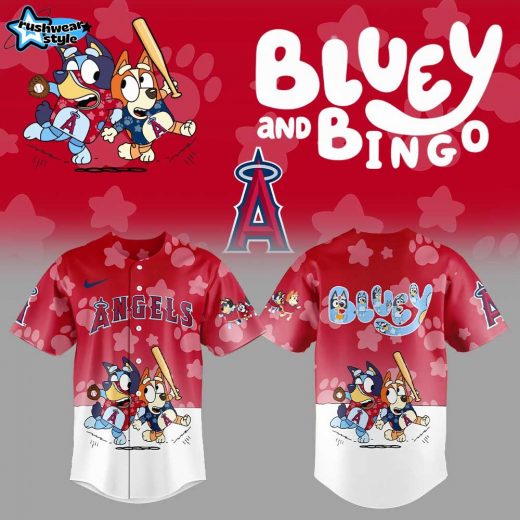 Houston Astros Bluey and Bingo Jersey Orange