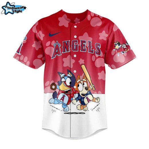 Los Angeles Angels Bluey and Bingo Jersey