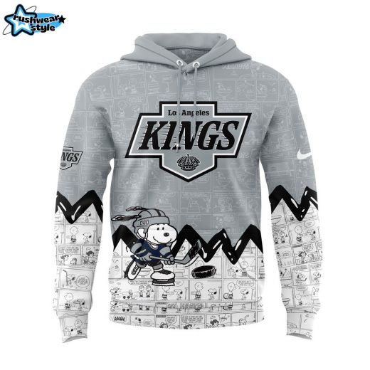 Los Angeles Kings Anniversary of Peanuts Hoodie V2