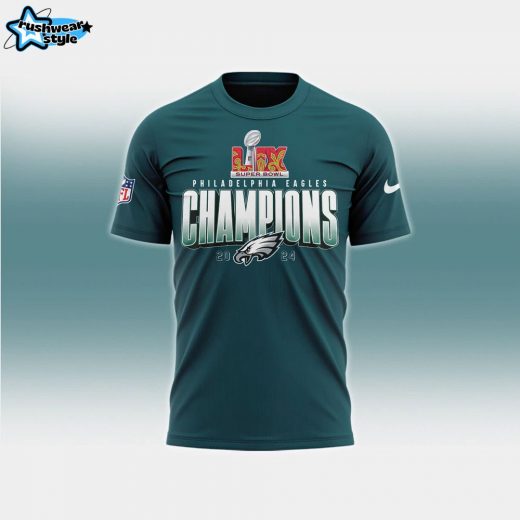 Men’s Nike Philadelphia Eagles Super Bowl LIX Champions TShirt