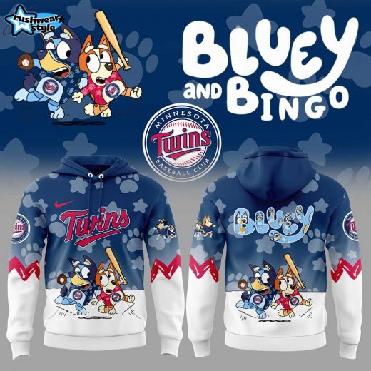 San Diego Padres Bluey and Bingo Brown Hoodie